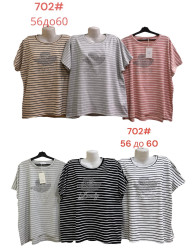 Футболки жіночі БАТАЛ оптом 