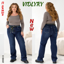Джинсы женские БАТАЛ оптом 39802674 2098-3-2