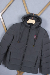 Куртки зимние мужские (графит) оптом Китай 69341078 21-17-60