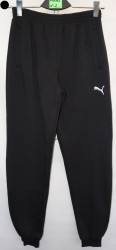Спортивные штаны мужские на флисе (black) оптом 60823751 N2-30