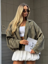 Куртки кожзам женские оптом 74931862 365-143