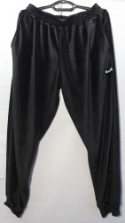 Спортивные штаны женские БАТАЛ на меху оптом 90286354 01-1