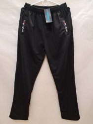 Спортивные штаны мужские БАТАЛ (черный) оптом 60574192 6672-40