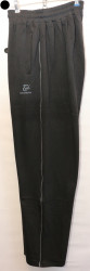 Спортивные штаны мужские БАТАЛ на флисе (черный) оптом 18936527 05-21