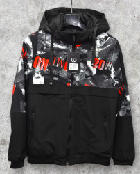 Куртки демисезонные мужские KADENGQI (черный) оптом 82306941 EM23053-15