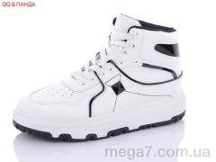 Кроссовки, QQ shoes оптом BK72 white-black