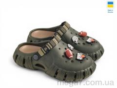 Кроксы, Rai shoes оптом DS770 хакі-бежевий