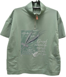 Футболки женские БАТАЛ оптом 47930856 668-135