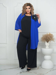 Костюмы женские БАТАЛ (3-ка) оптом 35176942 2608-3