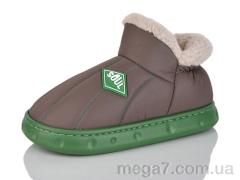 Тапки, M&L  Alex13 оптом A751 коричневий