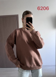 Свитшоты женские на флисе ПОЛУБАТАЛ оптом 56394708 6206-10