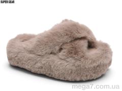 Тапки, Super Gear оптом Super Gear Jibukang  CA009 brown