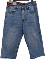 Бриджи джинсовые женские БАТАЛ оптом 71534608 2060-152