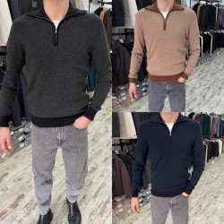 Светри чоловічі (чорний) оптом LIWALI