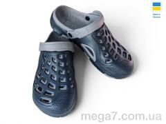 Кроксы, Rai shoes оптом 308 синьо-сірий