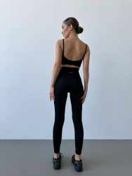 Лосини жіночі (чорний) оптом 