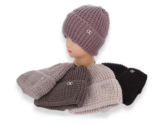 Шапки жіночі на флісі оптом ANGELICA 