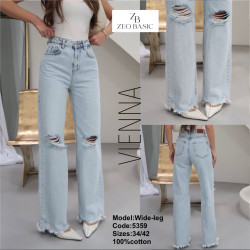 Джинсы женские ZEO BASIC оптом 80746321 5359-4