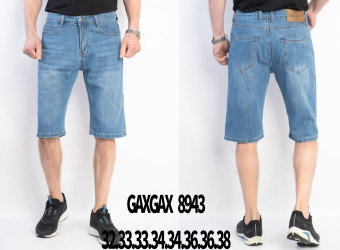 Шорты джинсовые мужские ПОЛУБАТАЛ оптом 50796843 8943-130