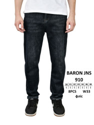 Джинсы мужские на флисе BARONJNS оптом 71894265 910-167