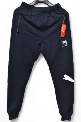 Спортивные штаны мужские (темно-синий) оптом 82516904 04-25