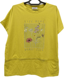 Футболки жіночі БАТАЛ оптом 