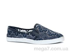 Слипоны, Katyo оптом 2723 dk.blue