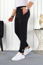 Спортивные штаны мужские (черный) оптом 97823015 2017-45
