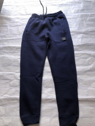 Спортивные штаны мужские на флисе (dark blue) оптом 06578941 04-9