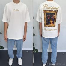 Футболка, I8denim оптом 90554 ekru