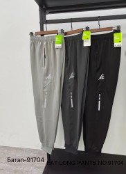 Спортивные штаны мужские БАТАЛ (светло-серый) оптом 17695432 91704-38