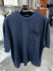 Футболки мужские (тёмно - синие) оптом 28431675 203-3