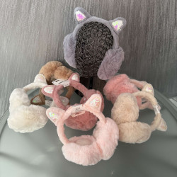 Меховые наушники детские оптом 09762314 58-51