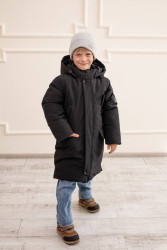 Куртки зимние детские (black) оптом 79561382 02-5