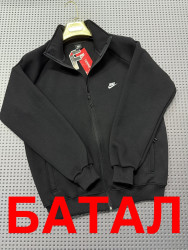 Спортивні кофти чоловічі БАТАЛ на флісі оптом
