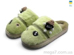 Тапки, Rai shoes оптом T25-01 фісташка