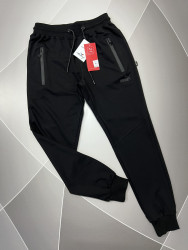 Спортивные штаны мужские (черный) оптом 78519364 02-13