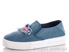 Слипоны, Sali shoes оптом 1390-15 blue