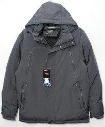Куртки зимние мужские БАТАЛ (серый) оптом 31586204 Y-1-64