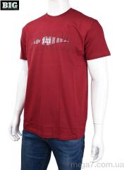 Футболка, BIG оптом 3707-0064-1 bordo