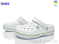 Кроксы, Roks оптом 417 біл-фісташк.