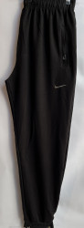 Спортивные штаны мужские БАТАЛ (black) оптом 15908467 14-37