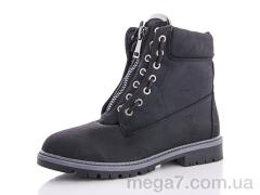 Ботинки, Захар-Gold оптом A18 black 37-41 змейка