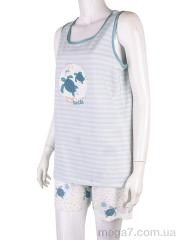 Пижама, Boni-Shop оптом 3756 l.blue