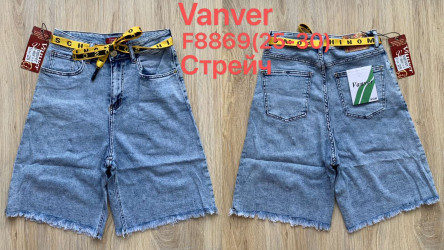 Шорты джинсовые женские VANVER оптом Vanver 53748260 F8869-30