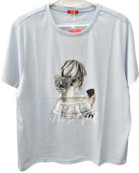 Футболки жіночі БАТАЛ оптом 