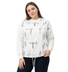 Свитшоты женские БАТАЛ оптом 42183956 6508-55