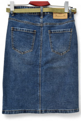 Спідниці джинсові жіночі ПОЛУБАТАЛ оптом DRAGON 