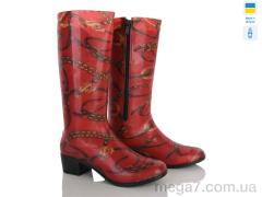 Резиновая обувь, Makers Shoes оптом 002-229 червоний