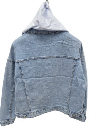 Куртки джинсовые женские DKNSEL ПОЛУБАТАЛ оптом 09562348 502-105